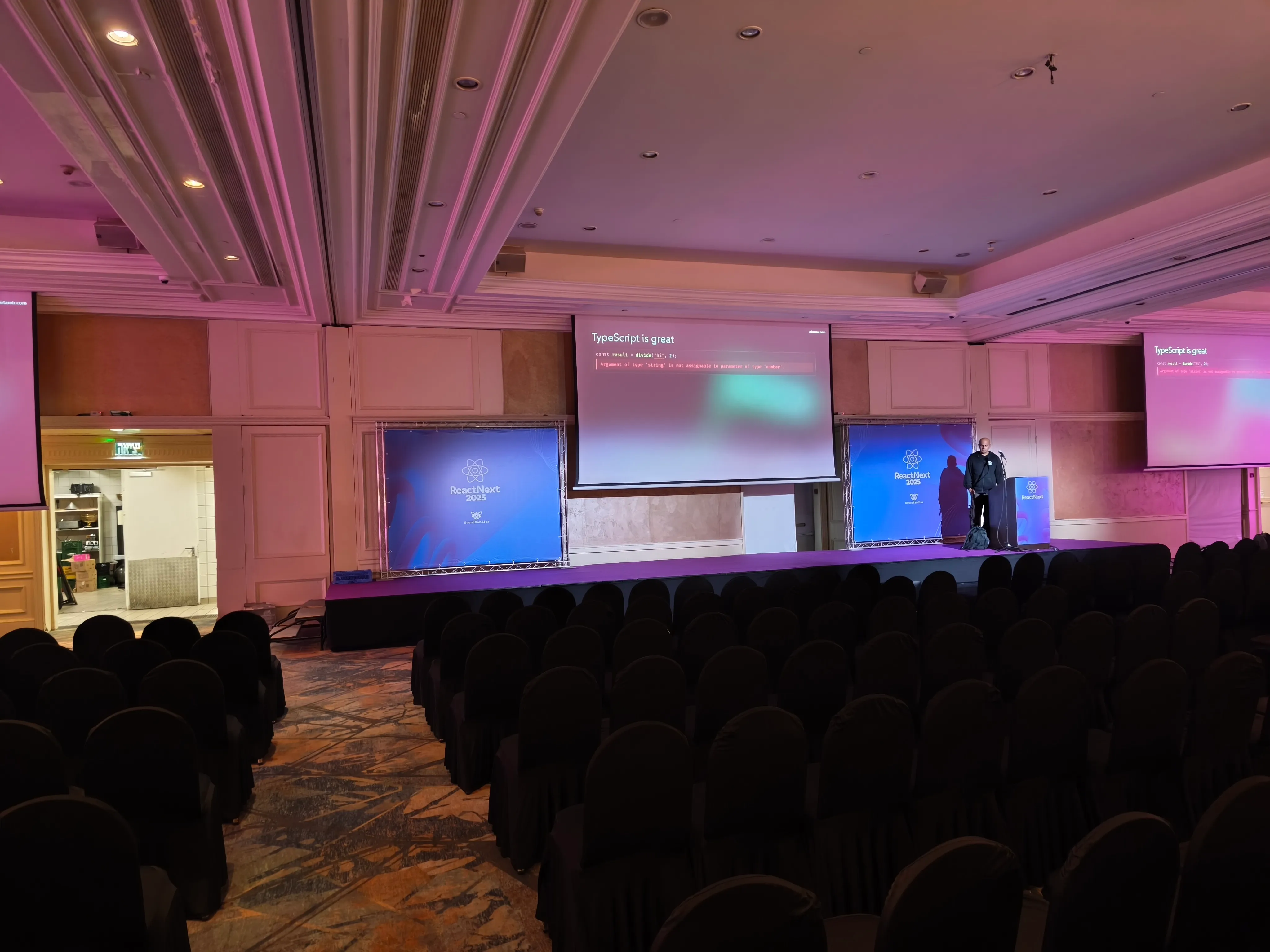 View from back of room