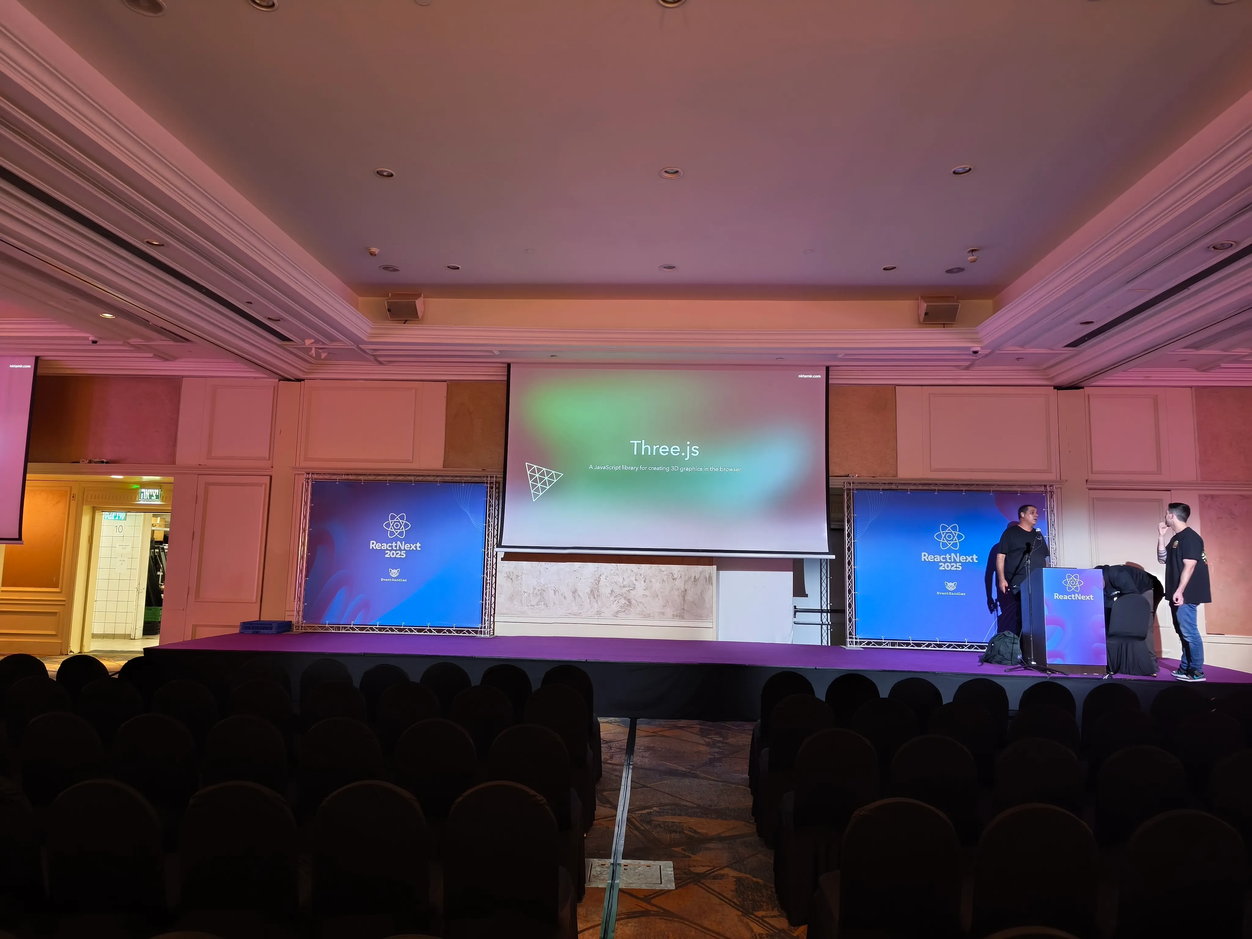 View from back of room